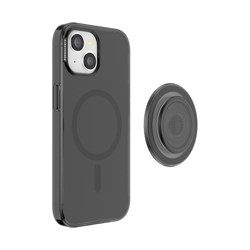 Negro Translúcido • iPhone 15 con MagSafe® Grip