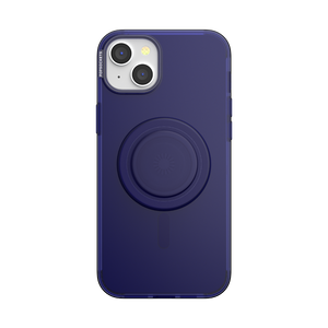 Azul Naval • iPhone 15 Plus con MagSafe® Grip, PopSockets