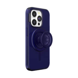 Azul Naval • iPhone 15 Pro con MagSafe® Grip, PopSockets