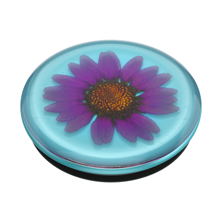 Flor Real En Resina - Purpura