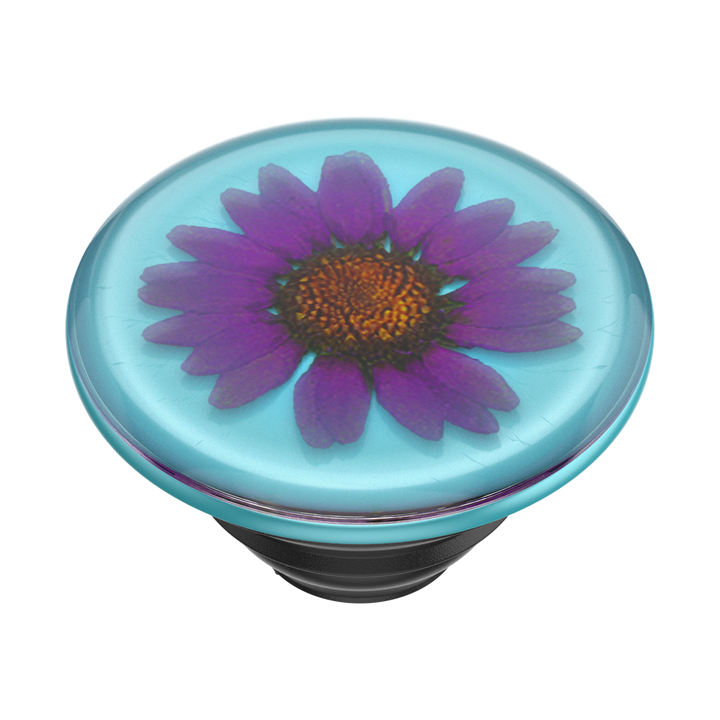 Flor Real En Resina - Purpura