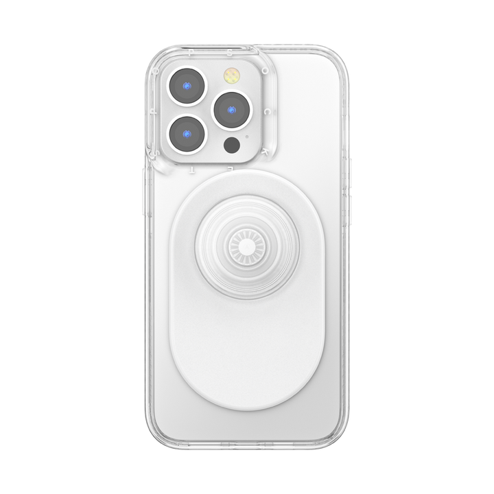 Grip MagSafe® Ovalo - Blanco & Transparente