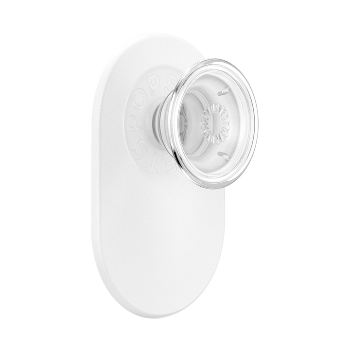 Grip MagSafe® Ovalo - Blanco & Transparente
