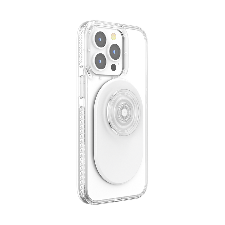 Grip MagSafe® Ovalo - Blanco & Transparente