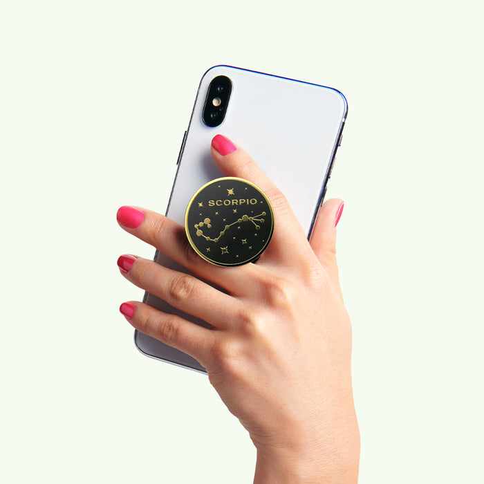 Metálico Escorpión, PopSockets