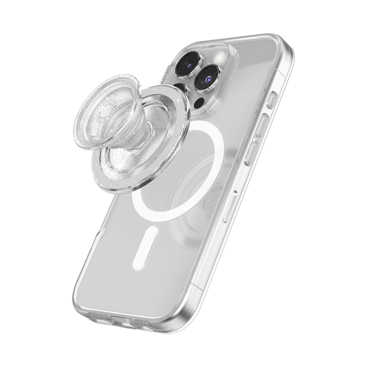 Grip MagSafe Circular Transparente