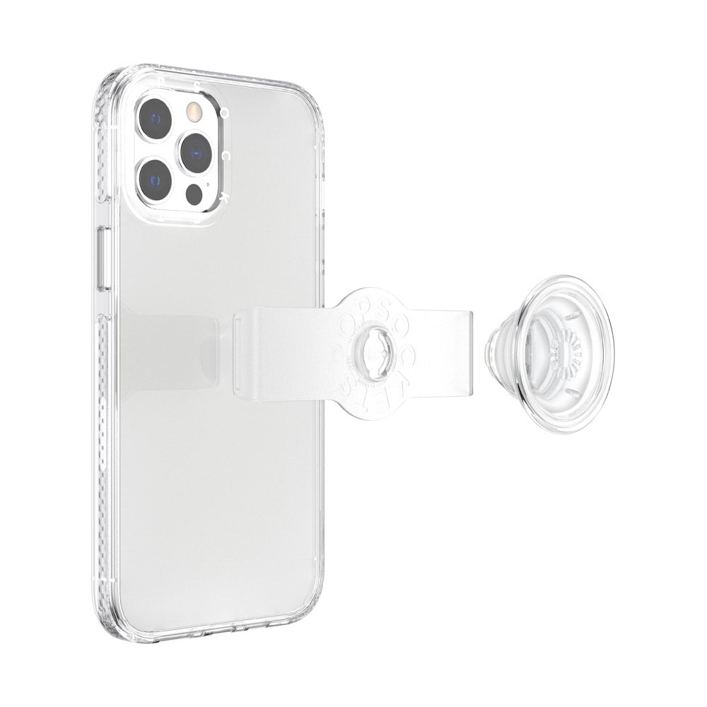 Transparente • iPhone 12 ProMax con Slide Grip