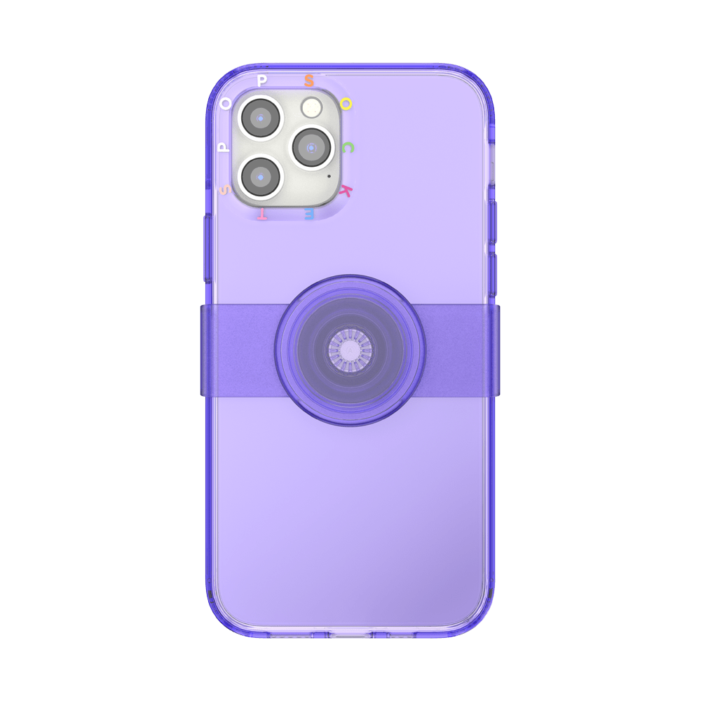 Morado • iPhone 12 o 12 Pro con Slide Grip