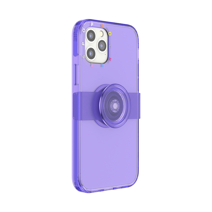 Morado • iPhone 12 o 12 Pro con Slide Grip