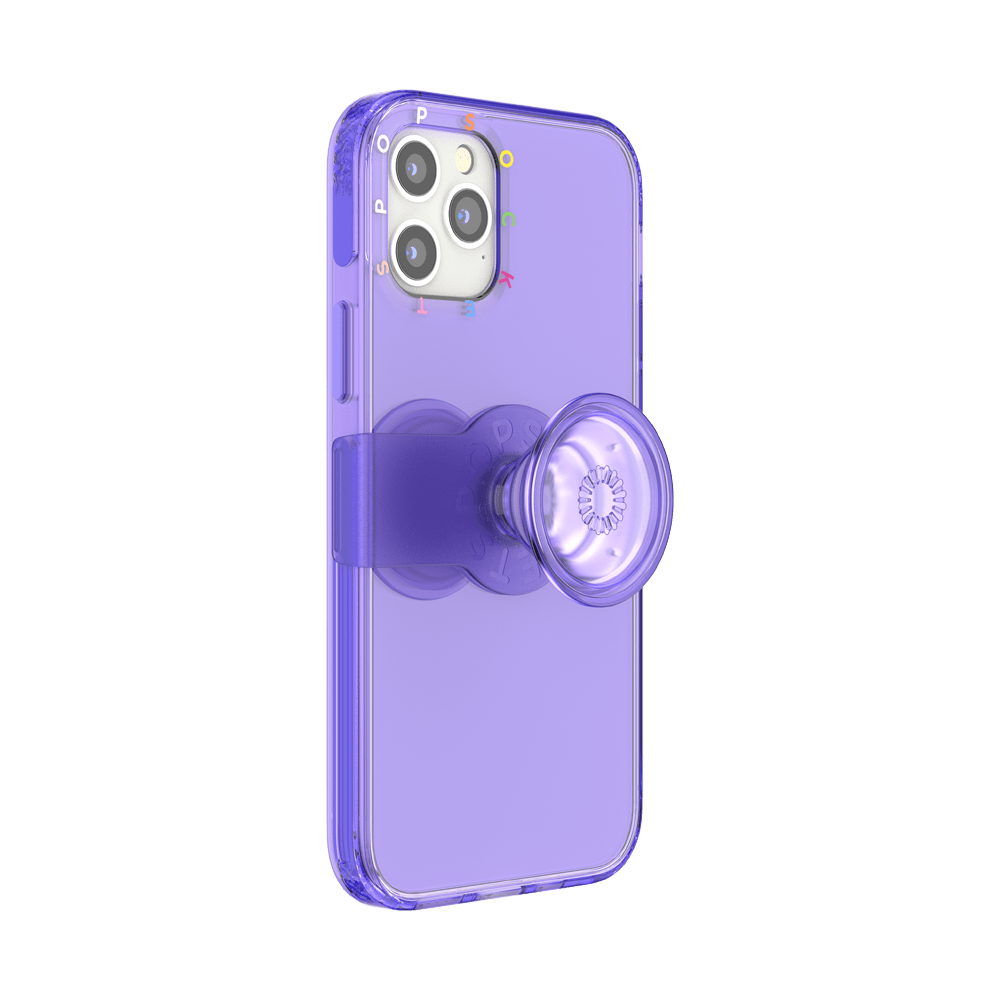 Morado • iPhone 12 o 12 Pro con Slide Grip