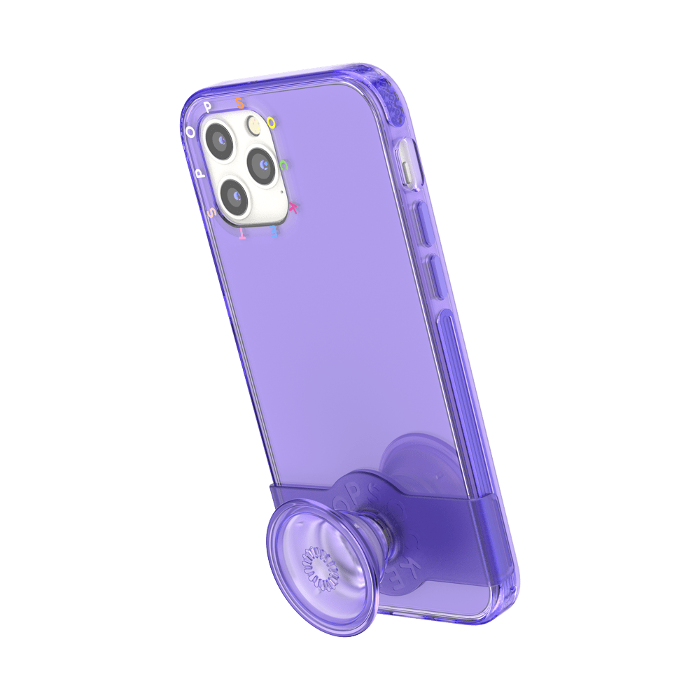 Morado • iPhone 12 o 12 Pro con Slide Grip