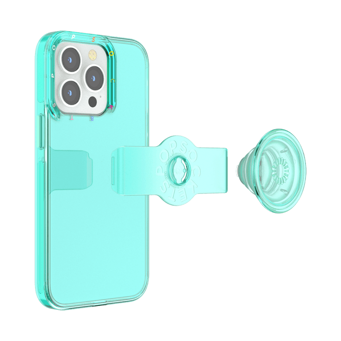 Menta • iPhone 13 Pro con Slide Grip, PopSockets