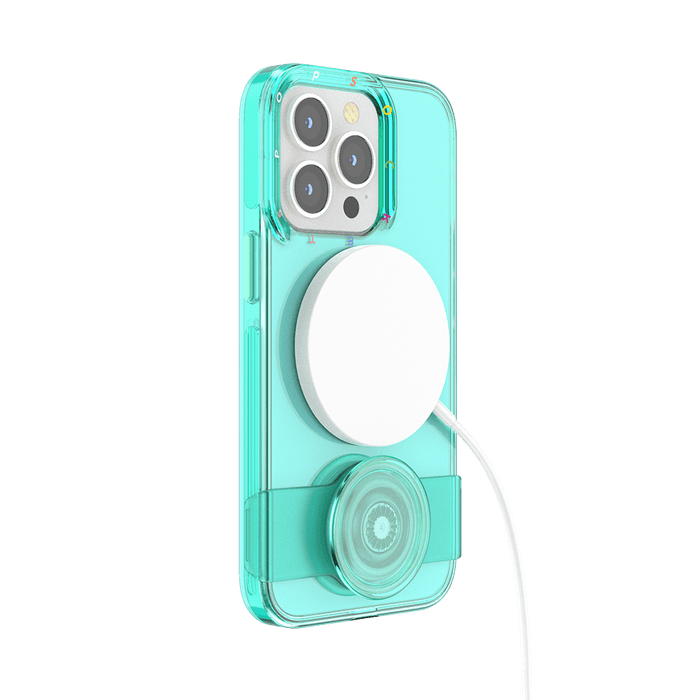 Menta • iPhone 13 Pro con Slide Grip, PopSockets