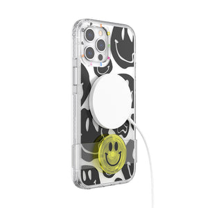 Carita Feliz • iPhone 12 ProMax con Slide Grip, PopSockets