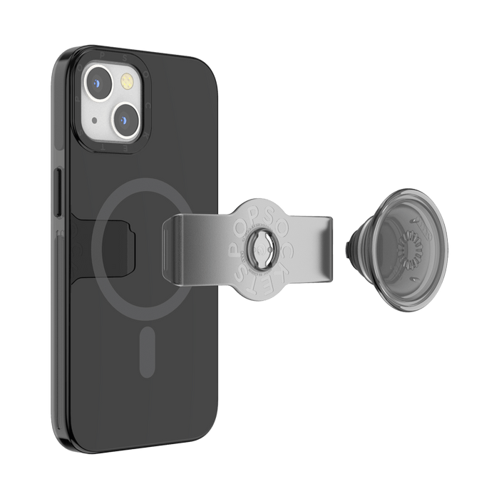 Negro • iPhone 13 MagSafe® con Slide Grip, PopSockets