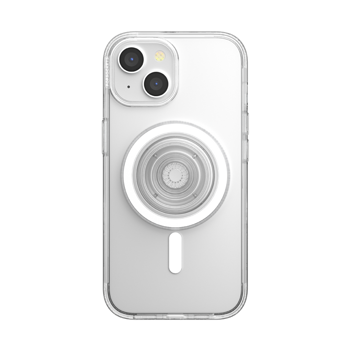 Transparente • iPhone 15 con MagSafe® Grip, PopSockets