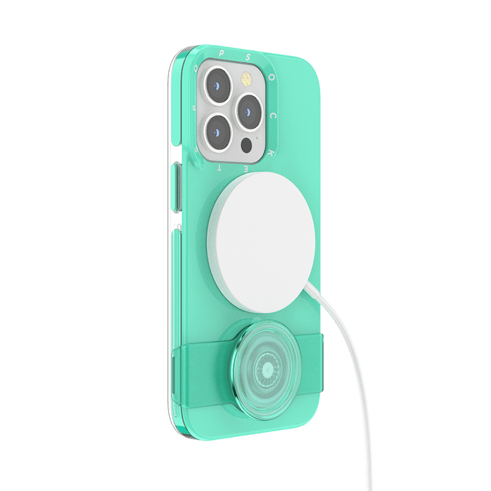 Menta • iPhone 13 Pro MagSafe® con Slide Grip, PopSockets