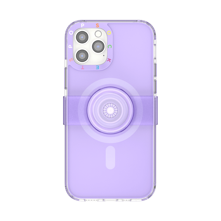 Morado • iPhone 12 o 12 Pro MagSafe® con Slide Grip