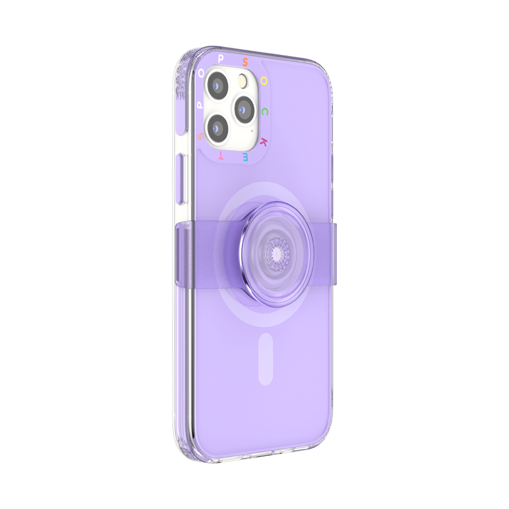 Morado • iPhone 12 o 12 Pro MagSafe® con Slide Grip