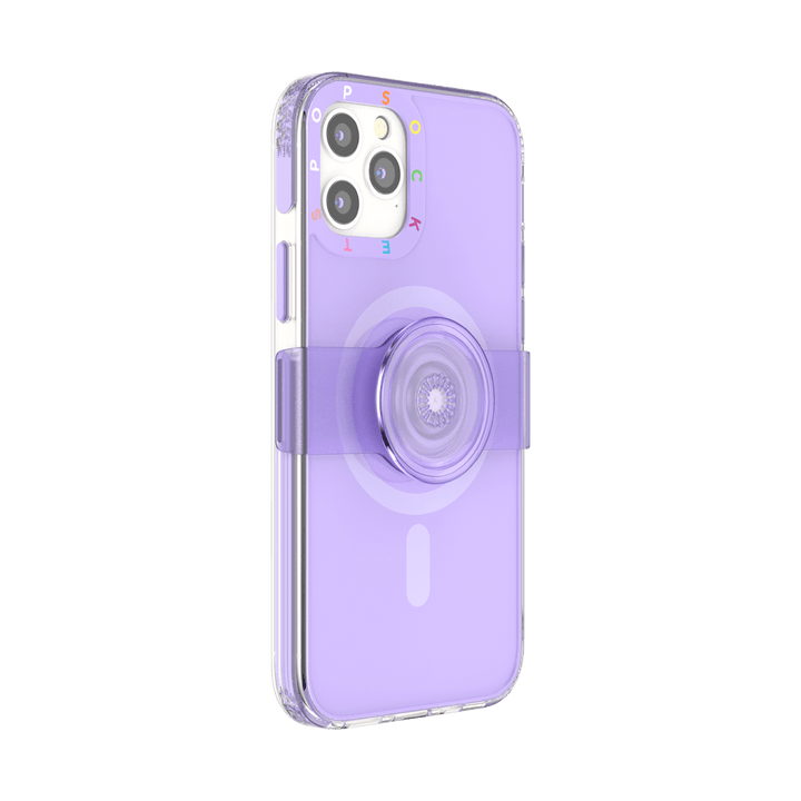 Morado • iPhone 12 o 12 Pro MagSafe® con Slide Grip