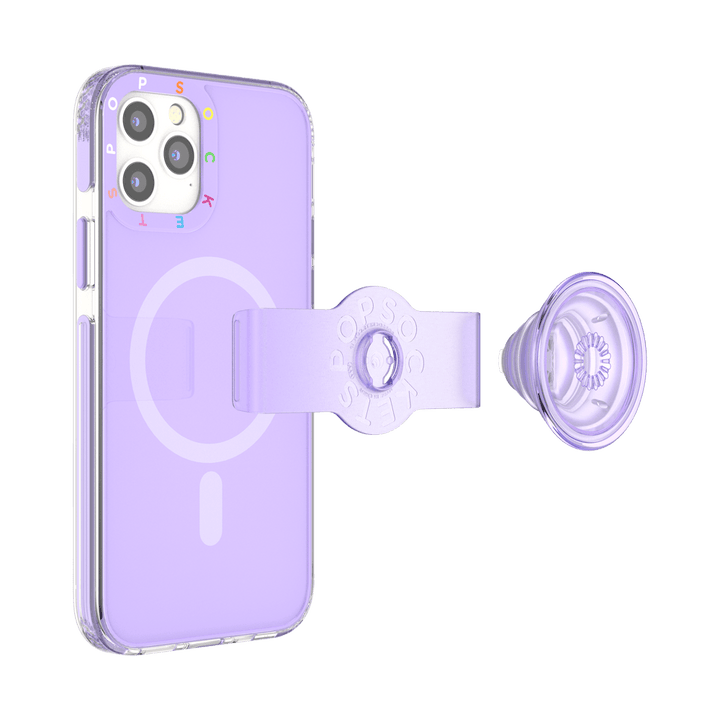 Morado • iPhone 12 o 12 Pro MagSafe® con Slide Grip