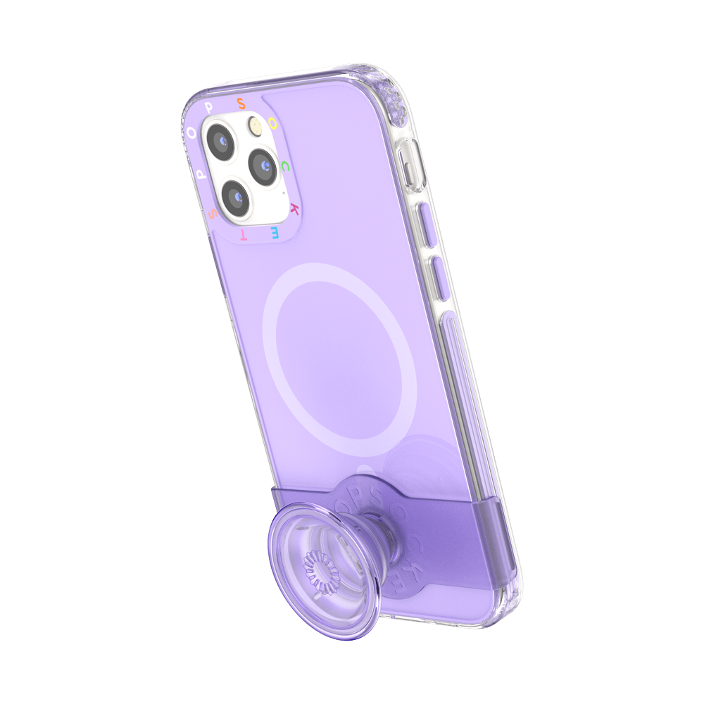 Morado • iPhone 12 o 12 Pro MagSafe® con Slide Grip