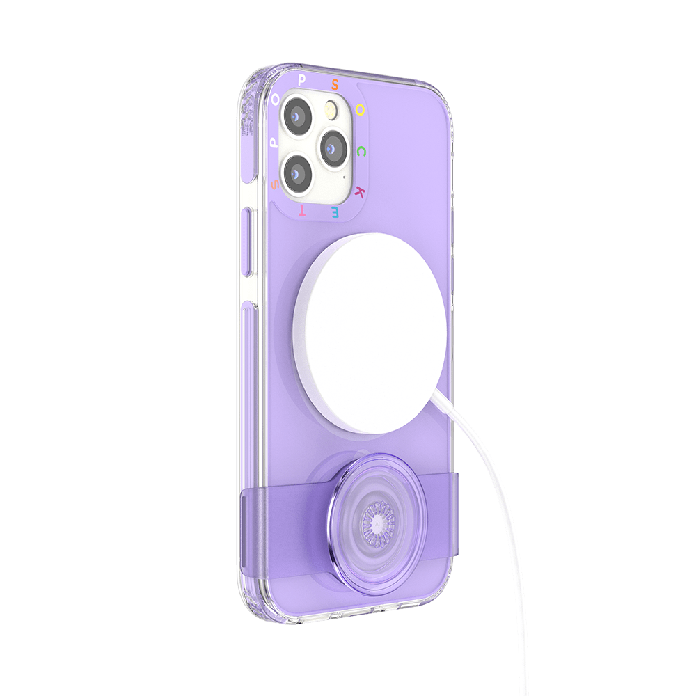 Morado • iPhone 12 o 12 Pro MagSafe® con Slide Grip