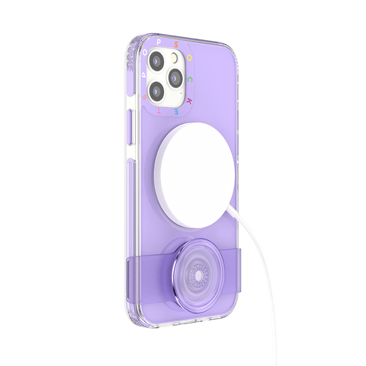 Morado • iPhone 12 o 12 Pro MagSafe® con Slide Grip