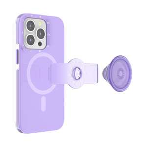 Morado • iPhone 13 Pro MagSafe® con Slide Grip, PopSockets