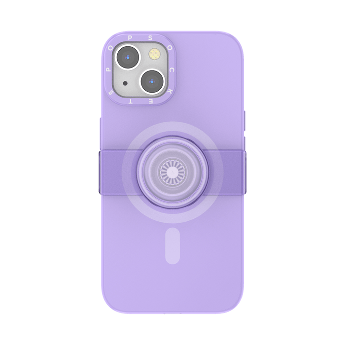 Morado • iPhone 13 MagSafe® con Slide Grip, PopSockets