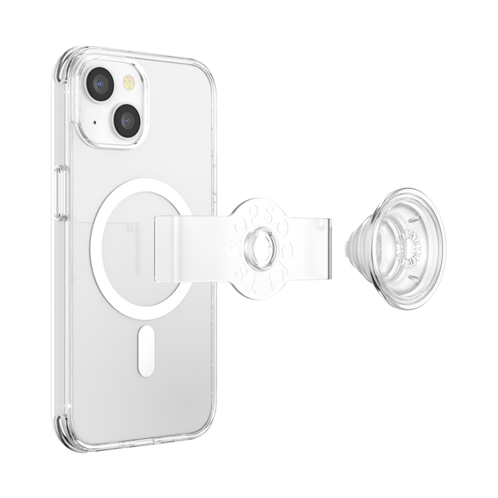 Transparente • iPhone 14 MagSafe® con Slide Grip, PopSockets