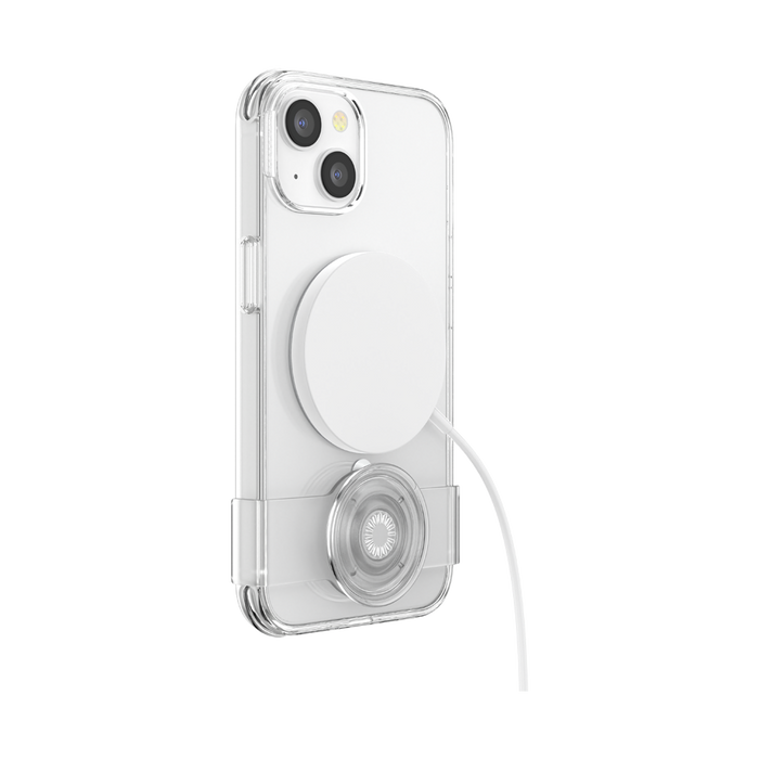 Transparente • iPhone 14 MagSafe® con Slide Grip, PopSockets