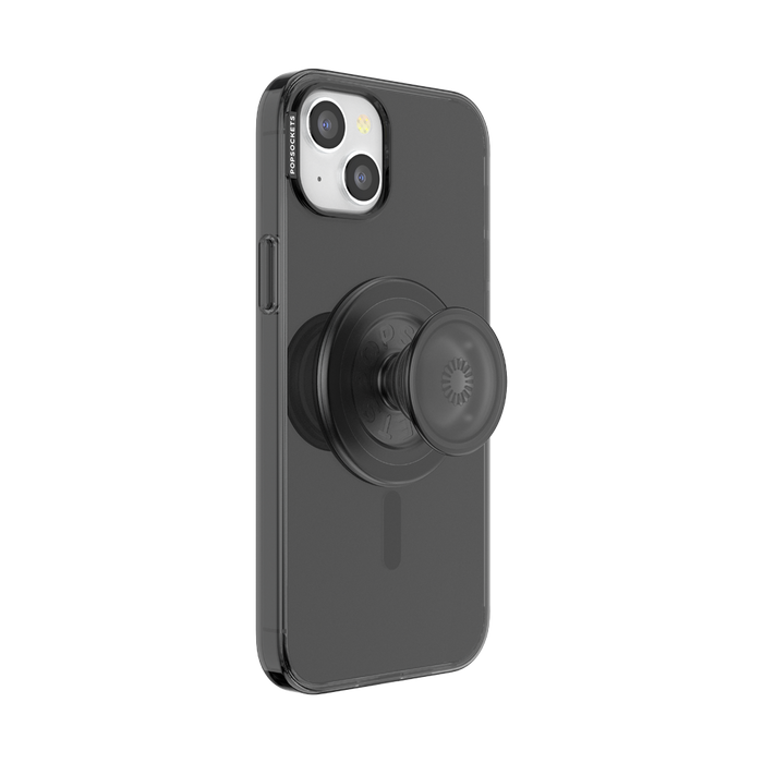 Negro Translúcido • iPhone 15 Plus con MagSafe® Grip, PopSockets