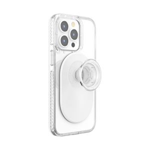 MagSafe Ovalo - Blanco & Transparente, PopSockets